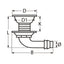Marinetech Tankontluchter 90° 16mm