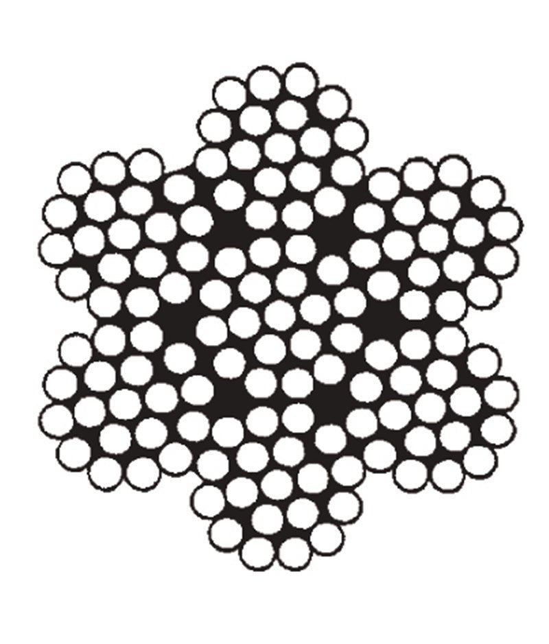 Marinetech Staaldraad 7x19 6,0 mm