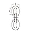 Marinetech Ankerketting 8mm DIN766 kortschalmig