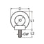 Marinetech Oogschroef M6 (DIN580)