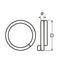 Marinetech Borgring Dubbel 1,5x10mm (10 stuks)