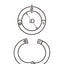 Marinetech Ring Scharnierend 8 mm