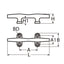 Marinetech Kikker Rond 4-Gats 250mm