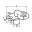 Marinetech Oogslot 90° Inbouw 44mm