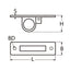 Marinetech Luikring Inbouw 90 mm
