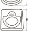Marinetech Luikring Opbouw 50x50 mm