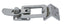 Marinetech Overvalscharnier 80x28mm