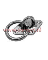 Marinetech 8265208 Mastoog met Ruitvormige Grondplaat en Ring 80x50 mm