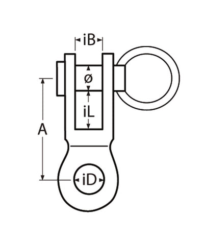 Marinetech Toggle 6x27 mm