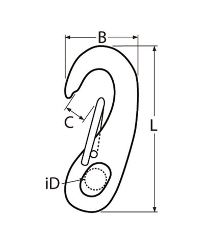 Marinetech Klephaak Open Arm 70mm