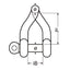 Marinetech D-Sluiting Gedraaid 12mm BL:7.000kg