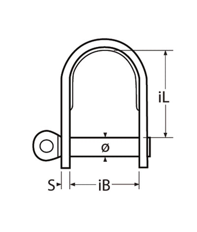 Marinetech Plaatsluiting Kort 4mm