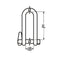 Marinetech Harp Sleutelsluiting 5mm