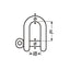 Marinetech D-Sluiting Borgbout 6mm BL:1.600kg