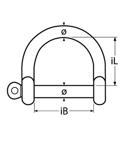 Marinetech D-Sluiting Breed 8mm