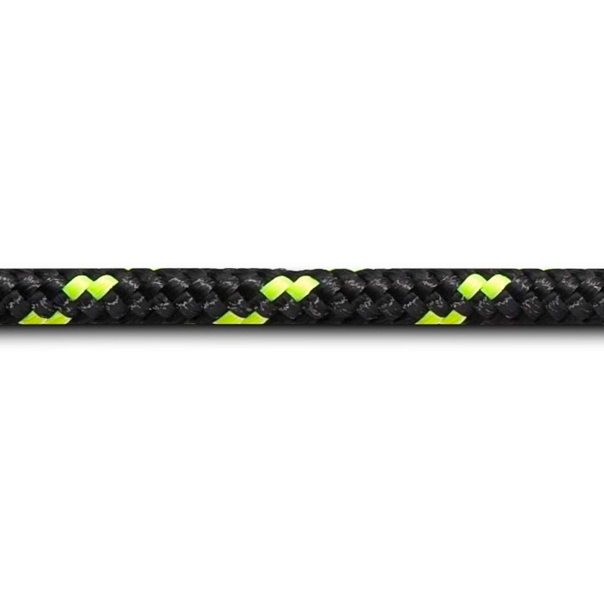 Seilflechter Trimlijn 4 mm Ø op haspel 5 meter zwart/geel