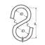 Marinetech S-Haak Symetrisch 8 mm