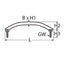 Marinetech Handgreep L=460 mm