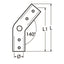 Marinetech Hoekconnector 140°