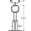 Marinetech Deurklem magnetische en variabel 51x115 mm