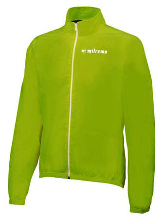 Milremo Basic windbreker fiets windjack groen heren