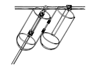 Talamex Railing Connector 30mm "swivel", voor fenderkorf