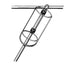 Talamex Railing Connector 30mm "swivel", voor fenderkorf