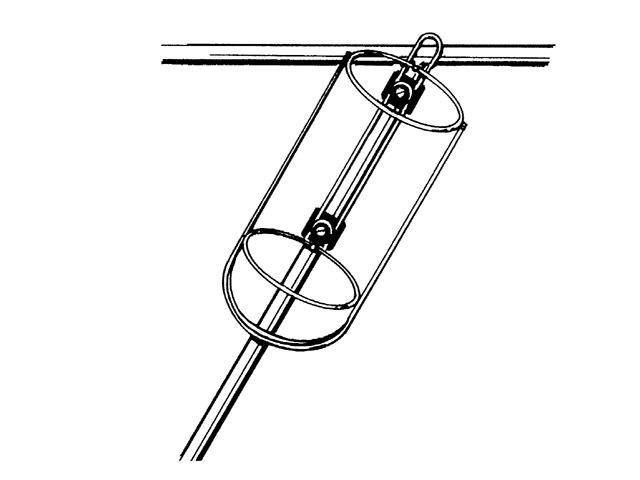 Talamex Railing Connector 30mm "swivel", voor fenderkorf