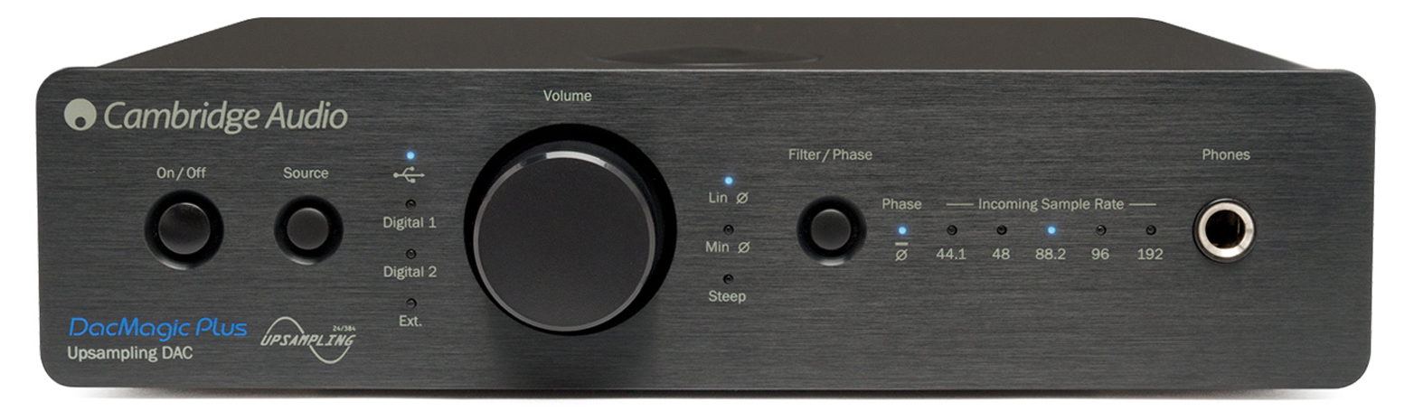 Cambridge Audio DAC Magic Plus zilver High Quality 24bit 32-192 kHz Wolfson DAC