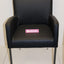 CSW Arm Chair Floor eetkamerstoel met RVS-frame, armleuninghoogte 67 cm
