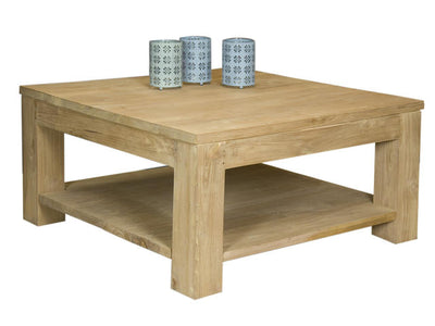 Winston GW0076 Salontafel massief teak 100x100cm
