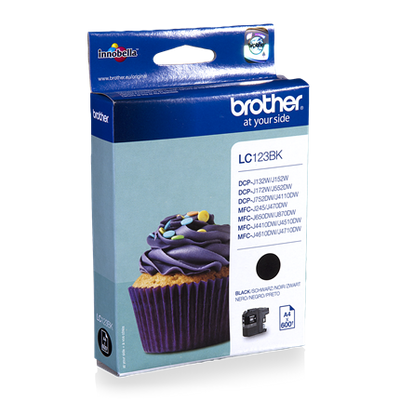 Brother LC-123BK Inktcartridge