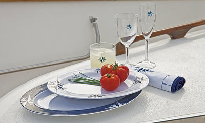 Marine Business Scheepsservies Northwind Serveerschalen set 2 stuks