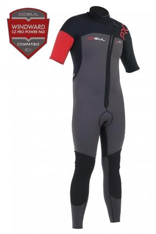 Gul Profile FZ Heren 3/2mm Front Zip Short Arm wetsuit met lange benen