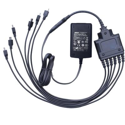 Hytera PS7002 6-unit adapter 12V/7A voor de Hytera TC-446s