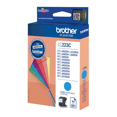 Brother LC-223C Cartridge geschikt tot max. 550 pagina´s