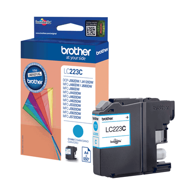 Brother LC-223C Cartridge geschikt tot max. 550 pagina´s