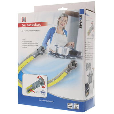 Scanpart flexibele gasslang 75cm