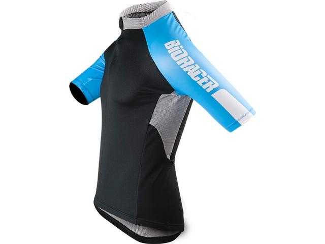 Bioracer Sprinter fietsshirt korte mouwen blauw heren