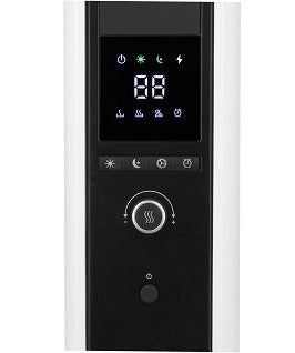 Mill AB-H1500DN Olieradiator, 1500Watt, dag/nacht thermostaat, stalen front