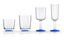 Palm Scheepsservies Marc Newson Waterglazen set 6 stuks blauw