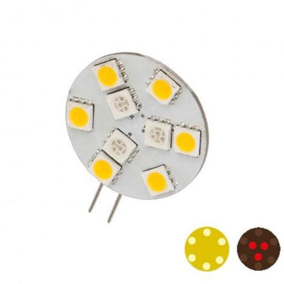 NauticLED G4 Dual Color 9 Led dual color 6 led 2700K, 3 led red