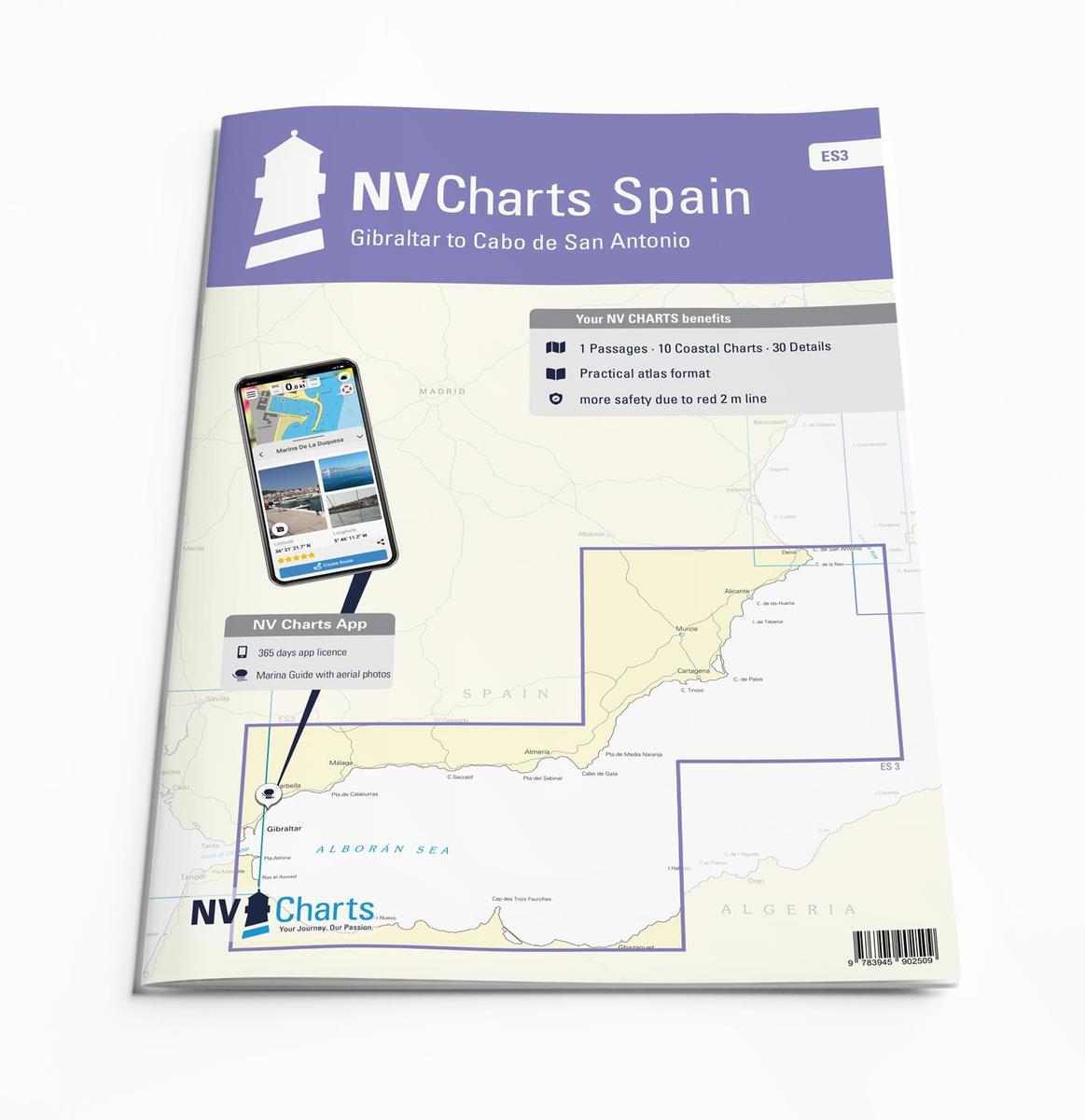 NV Atlas Spanje ES3 Cabo San Antonio to Gibraltar