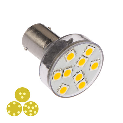 NauticLED Ba15S 3-staps dim Led 2700K warm wit