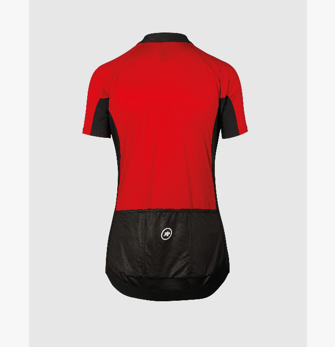 Assos SS. Jersey Uma GT M rood met zwart