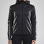 Craft Eaze Jersey Hood Jacket dames skivest grijs