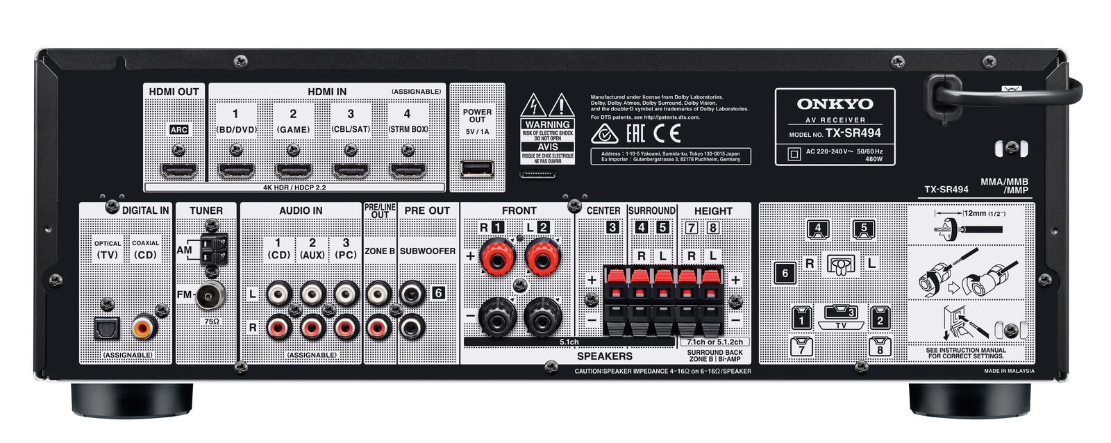 Onkyo TX-SR494B