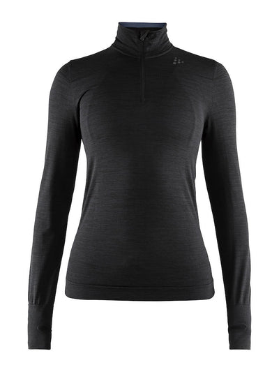 Craft Fuseknit Comfort Zip W maat XL ondershirt met lange mouwen
