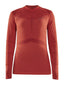 Craft Active Intensity CN LS W thermoshirt lange mouwen rood dames