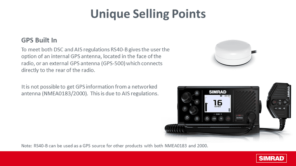Simrad RS40-B Marine Kit